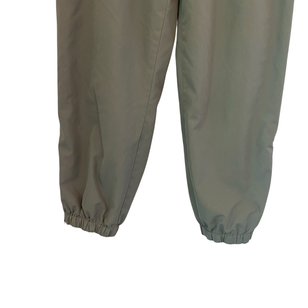 Le Coq Sportif VTG 90 Olive Green Track Pants Women XL Zipper Ankle Lined Jogger - Picture 5 of 14